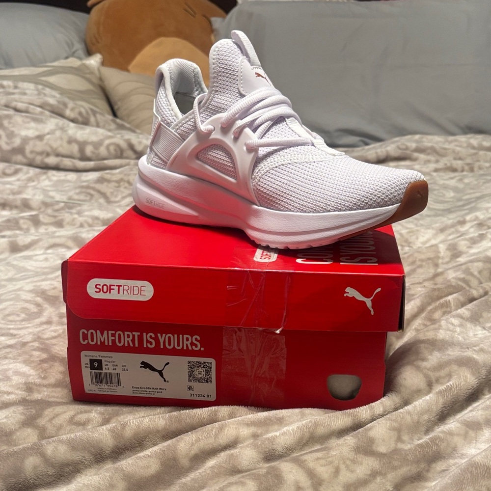 Puma Women's SoftRide White Sneakers